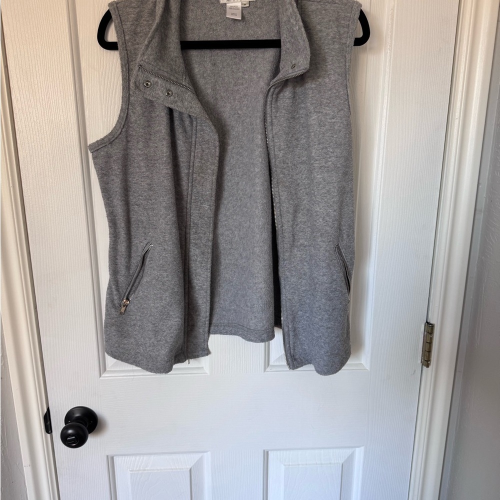 Coldwater Creek Gray Sweater Vest